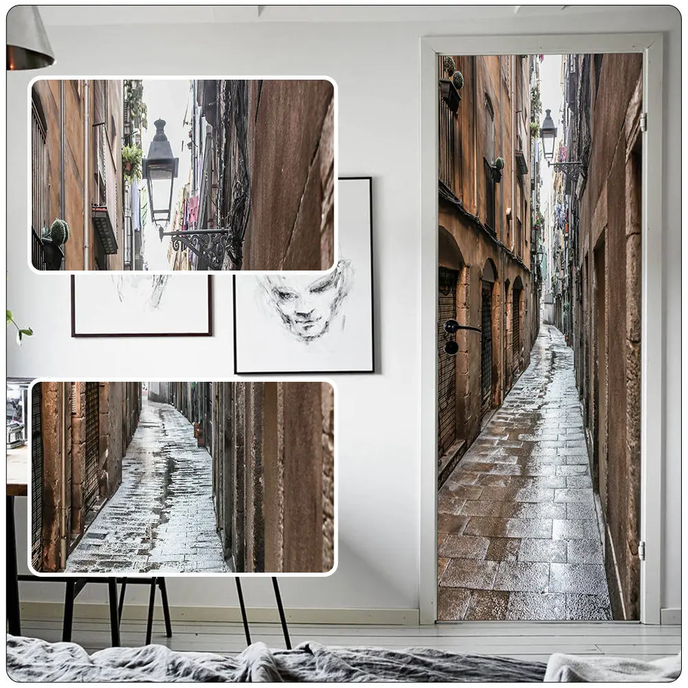 

Stickers Bedroom Door for Adults Bathroom Wall Waterproof Decals Home Decor Decorative