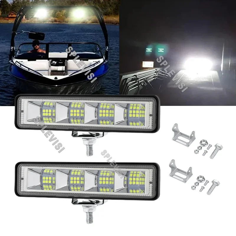 Led Boat Lights Deck Dock Marine Light Lamp P67 12V White for Boat Pontoon T-top Light Headlight Stern Navigation Light Spreader