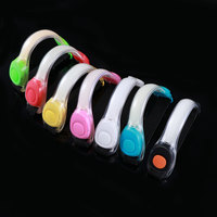 7 pcs Led Running Lights Blue Silicone Armband Reflective Safety Light For Night Running Jogging Hiking Cycling Camping Flexible