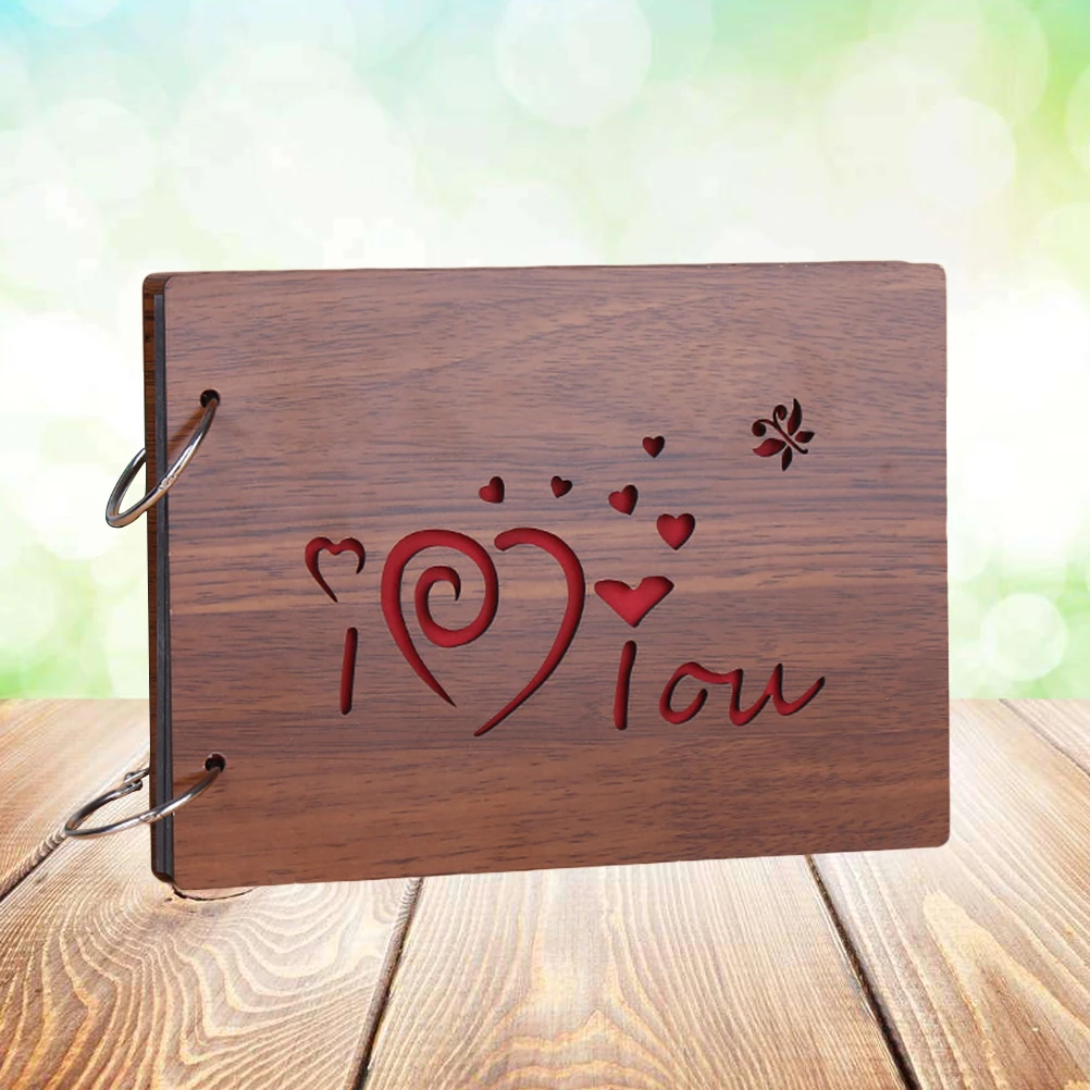 

8 -Inch Memory Photo Album DIY Commemorate Art Scrapbook Bamboo Child Scrapbooking