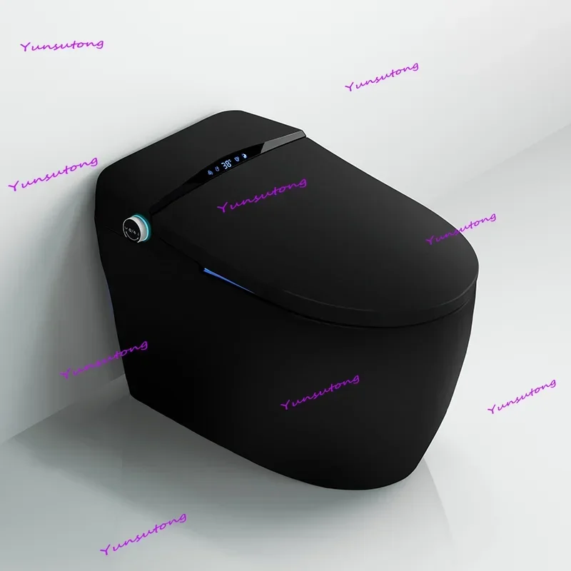 

Automatic flushing without water tank integrated black electronic intelligence
