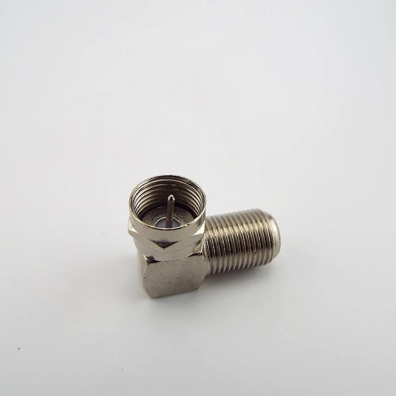 2/4/10pcs 90 Degree F-Type Male to Female Plug Connector TV Aerial Antenna Right Angle Adapter Plug To Socket Coax Cable D6