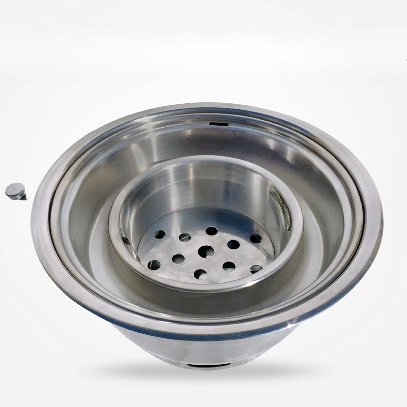 

Round stainless steel carbon oven