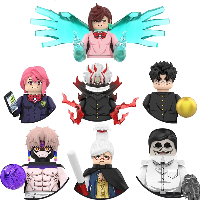 Figuras de Acción Clásicas de Anime DAN DA DAN, Bloques de Construcción, Personaje de Dibujos Animados, Takakura Ken, Ayase Momo, Modelo de Ladrillos, Juguete para Niños, Regalo
