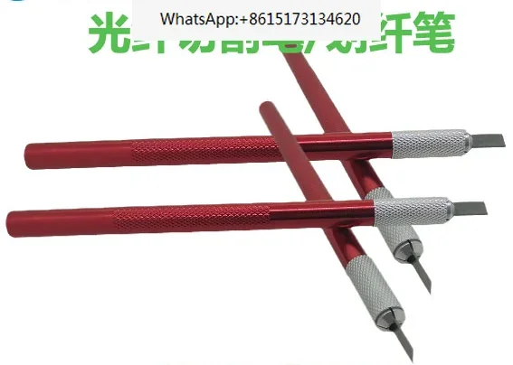 Pen type fiber optic cutting knife, fiber cutting pen, new tungsten carbide steel flat double-edged blade, fiber cold joint tool