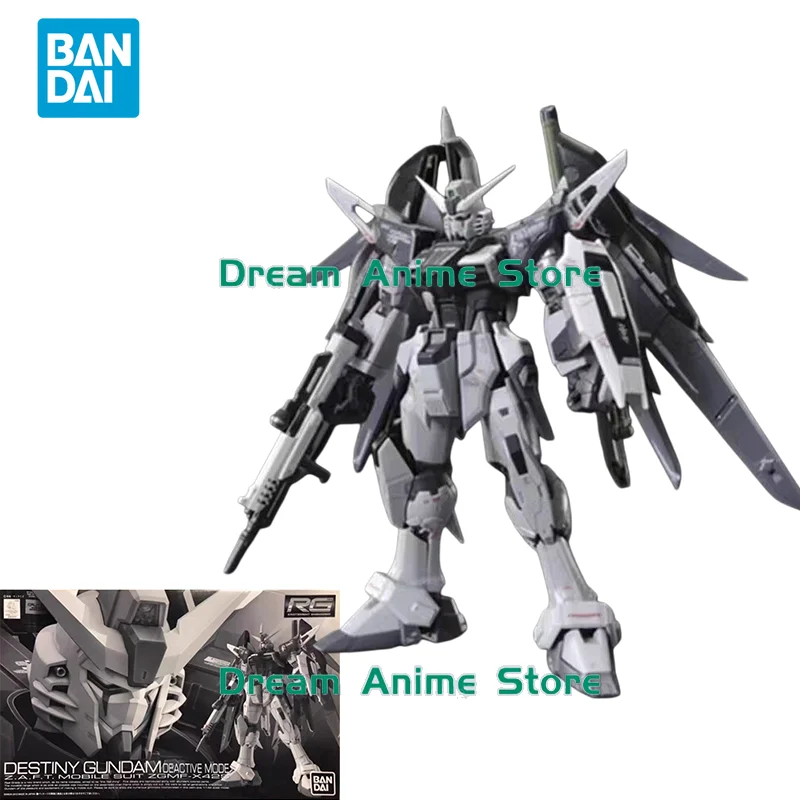 

Bandai Original GUNDAM RG 1/144 Anime DESTINY GUNDAM DEACTIVE MODE Action Figure Assembly Model Toys Gifts for Children