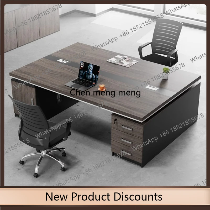 

z10Universal Wooden Office Desk Aesthetic Vintage Large Size Interior Office Desk Fashion Furniture
