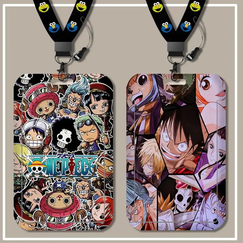 Anime One Piece Peripheral Ruffy Chopper Solon Campus Kartenhülle Schiebehülle Hartplastik Wasserdichte und sturzsichere Hülle Geschenk