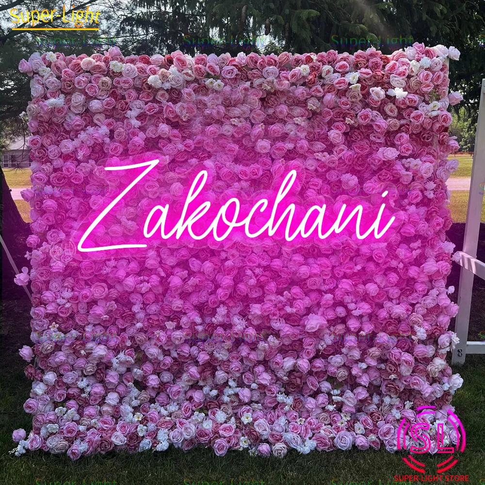 

Large Lovers Light Sign 75cm/30Inch Neon Zakochani Sign Custom LED Light Signs for Wedding Home Party Decoration