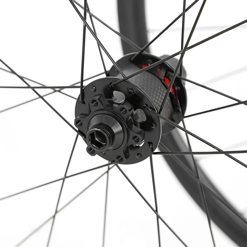

30mm Carbon Wheelset 700C Road Disc Brake Wheels with Carbon Hub on Sale