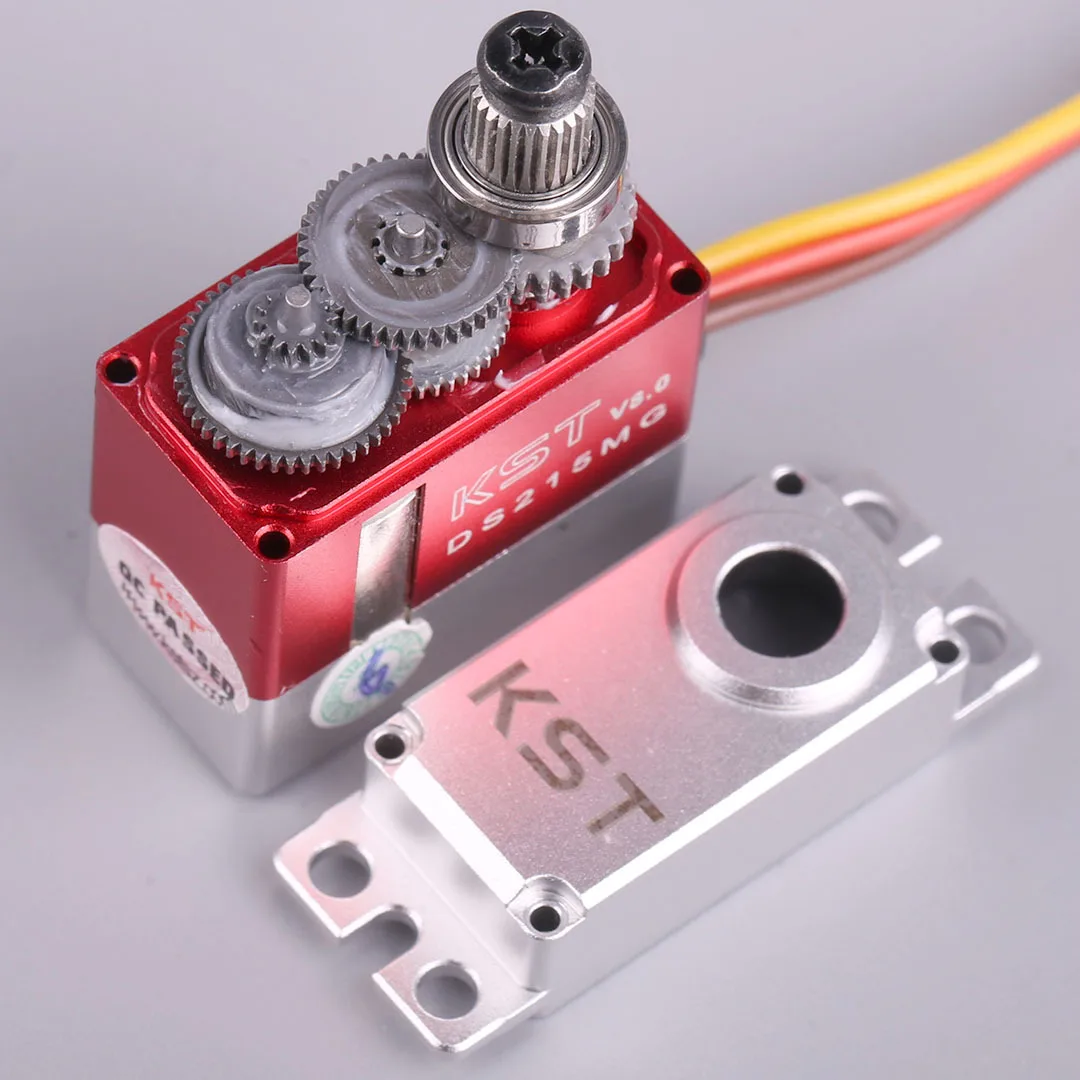 KST DS215MG V8.0 Swashplate Servo/All Metal High Pressure Hollow Cup Digital Servo Model Aircraft Helicopter