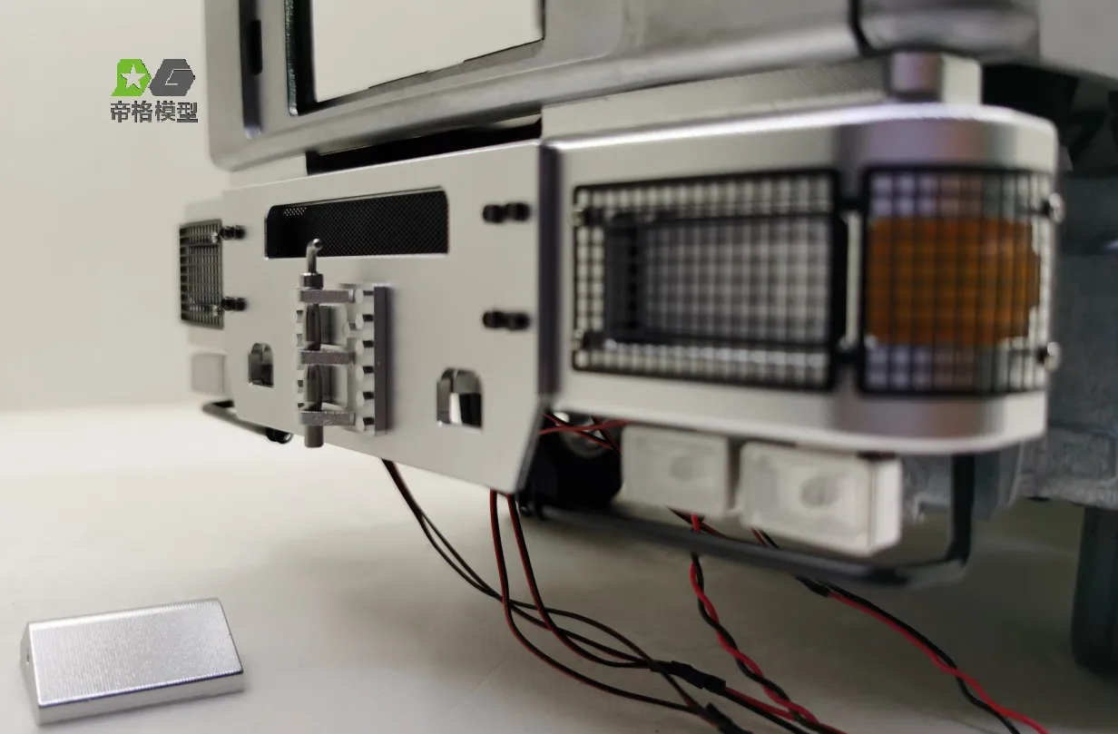 Металлический передний бампер в масштабе 1/14 для радиоуправляемого самосвала и трактора, совместимый с Tamiya MAN F2000 JXModel