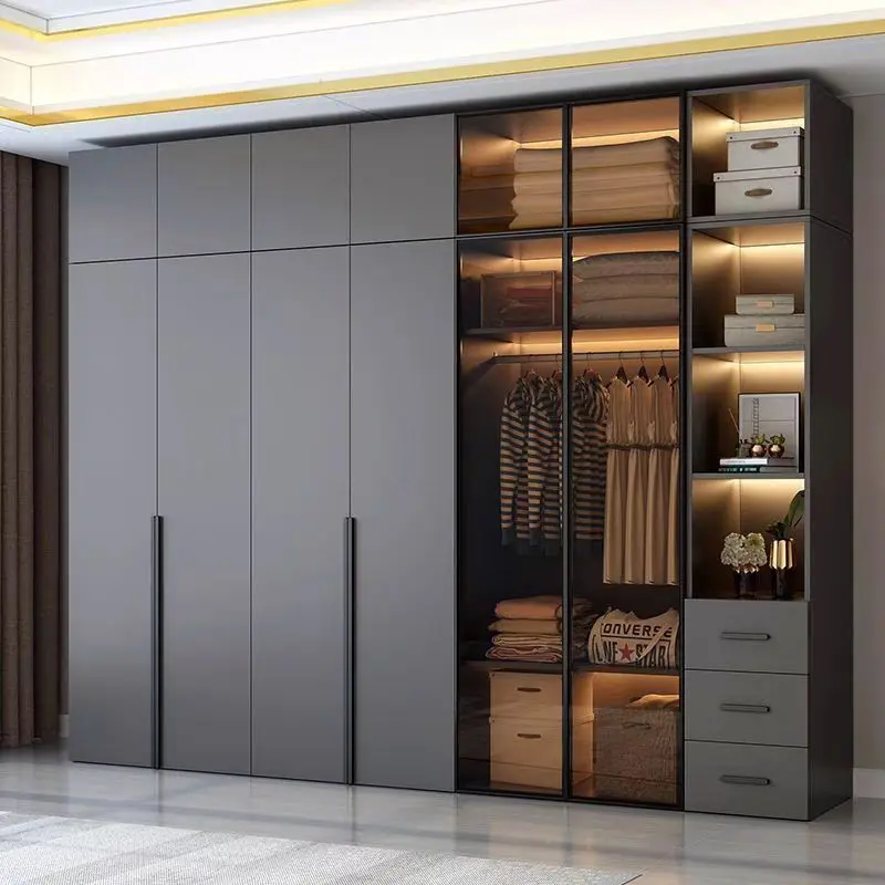 

King Size Modern Wardrobe Women Luxury Drawer Shelf Organizer Wardrobe Organization Closet Szafy Do Sypialnihotel Furniture