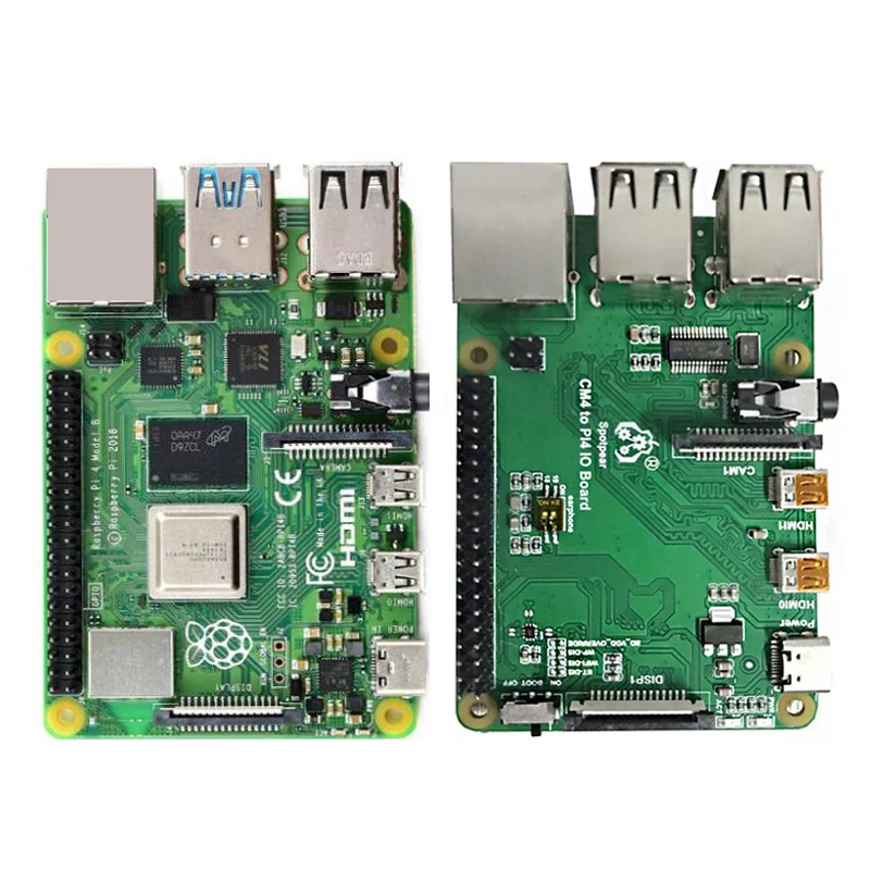 Imagem -03 - Módulo de Computação Raspberry pi Placa io Cm4 para Pi4b Adaptador Cm4 para Placa de Expansão de Interface 4b