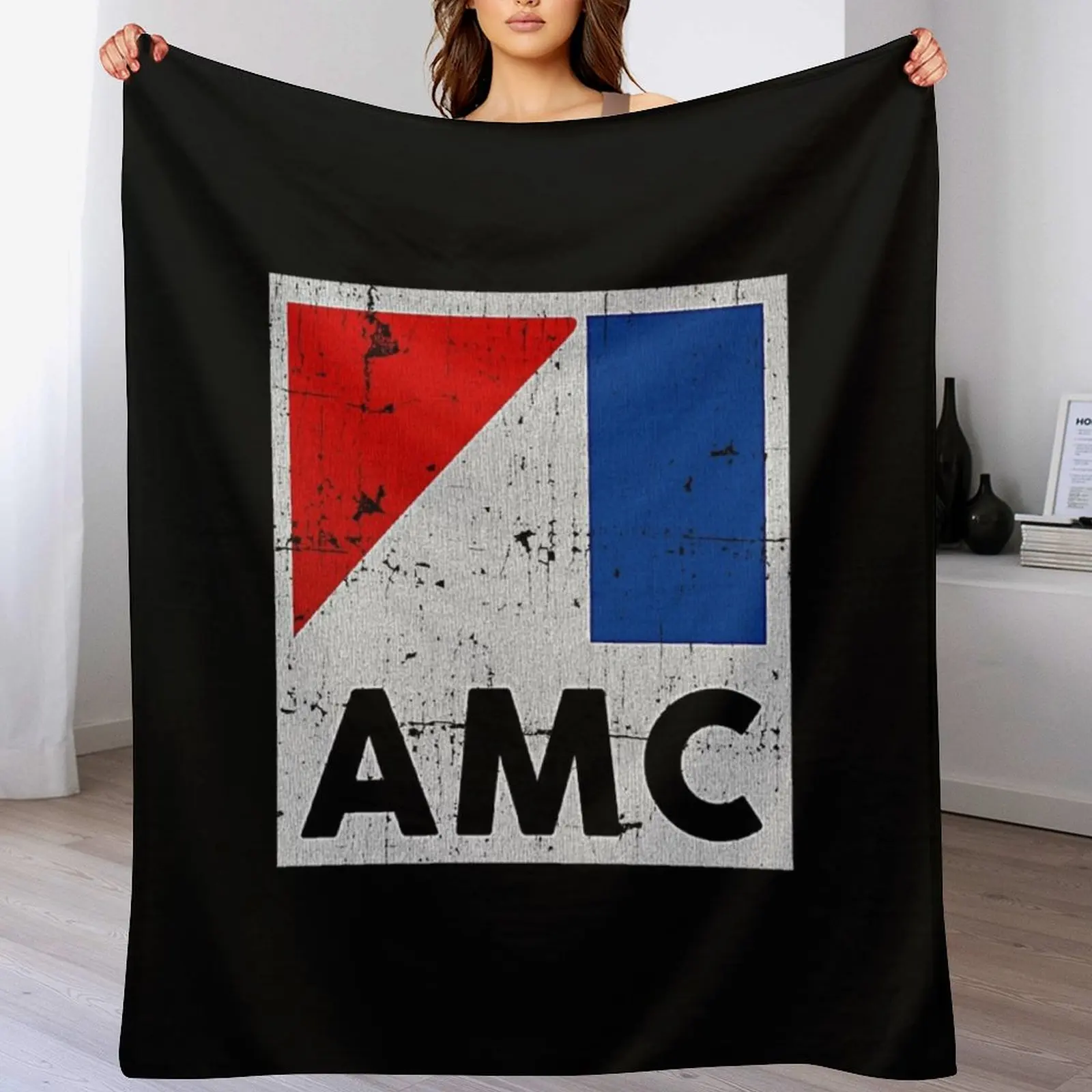 Vintage AMC American Motors Corporation T-Shirt Throw Blanket Winter beds Decoratives Thin Blankets