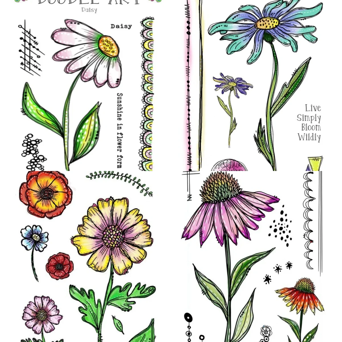 Art Craft Doodle - 2026 New A6 Doodle Art Stamps