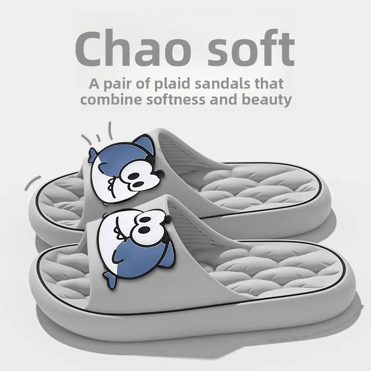 شباشب منزلية نسائية صيفية للاستخدام الداخلي أحذية ناعمة من الأسفل مضادة للانزلاق ومقاومة للرائحة وحزام واحد سهلة الارتداء للرجال والنساء