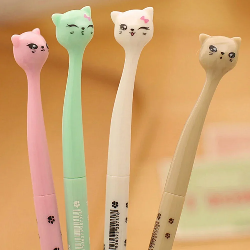 Cartoon Cat Gel Pen School Supplies Material  Creative Gift Cartoon Cat Gel Pen Cute Gel Pen Student Supplies Gift for Children