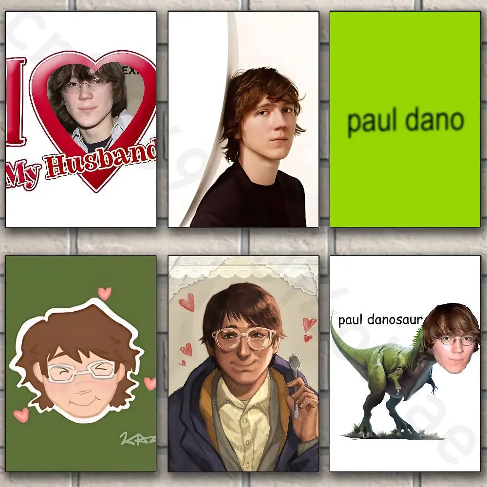 l I Love Paul Dano Classic Poster Wall art print art suitable for living room bedroom bar parlor home decoration gift
