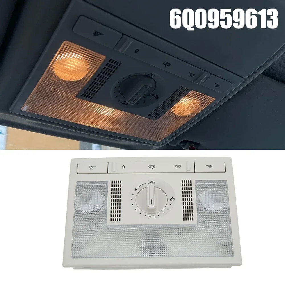 

Interior Light Dome Reading Light 6Q0959613A 6QD947105E Auto Parts Dome Reading Light Gray PC+ Plastic Brand New