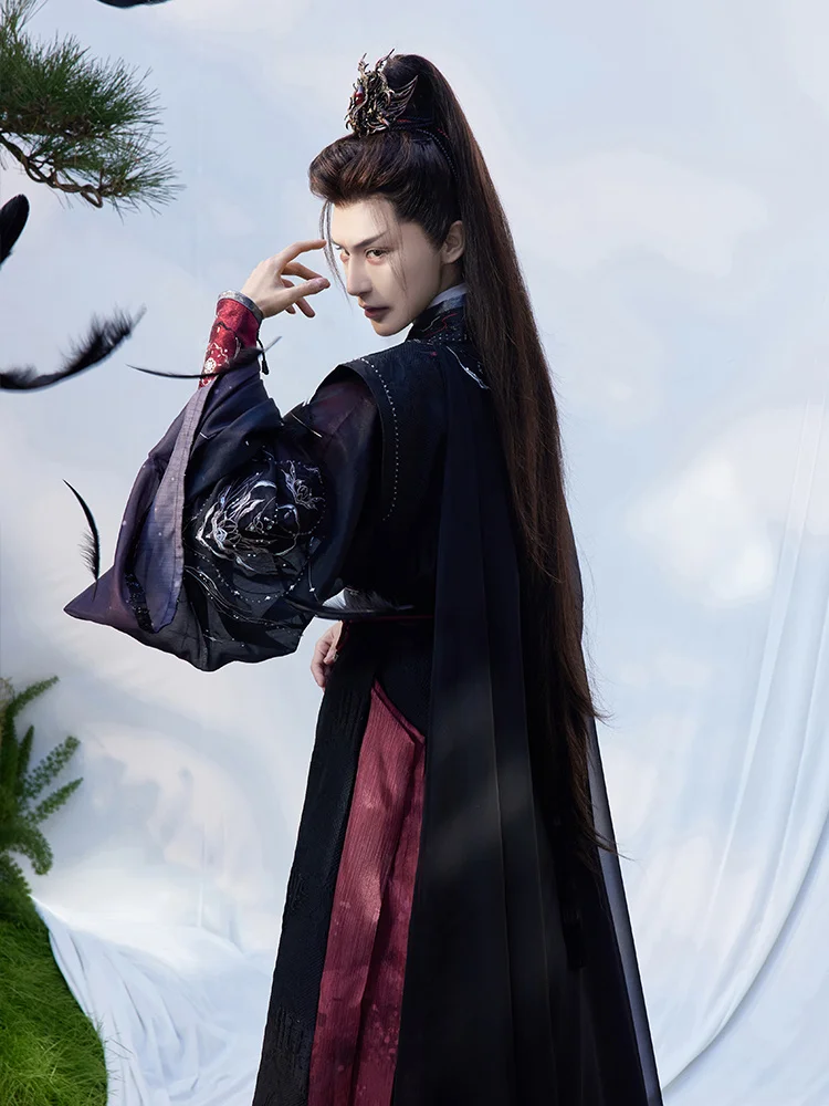 Hot TV Till The End Of The Tan Taijin Moon Taijin Hanfu Coat Changyue Jinming Tan Taijin Cosplay Luo Yunxi Tan Taijin Coat