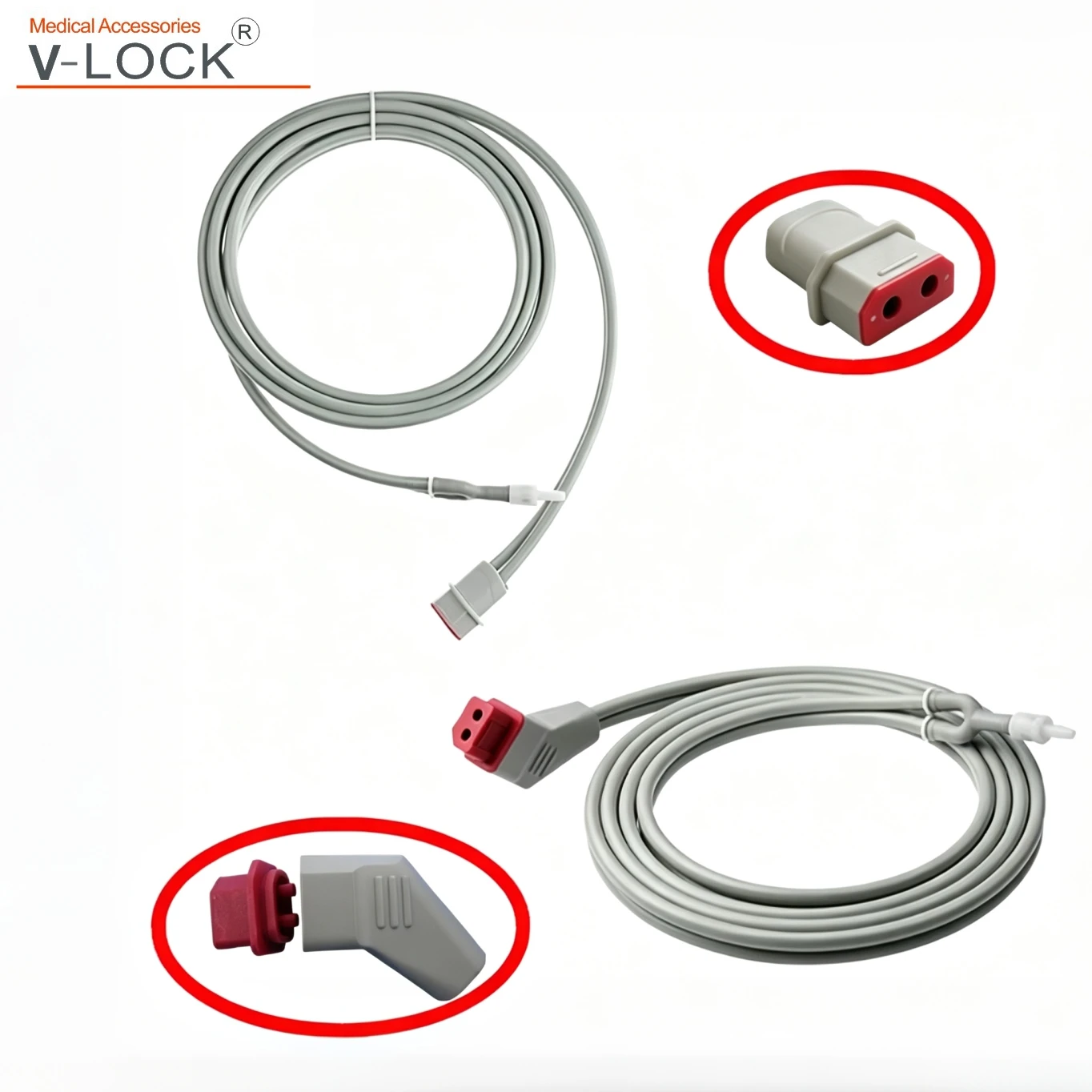 BP hose adapter gas connector compatible for Nihon Kohden  BSM PVM Reference Part Number patient monitor YN-901P YN-900P