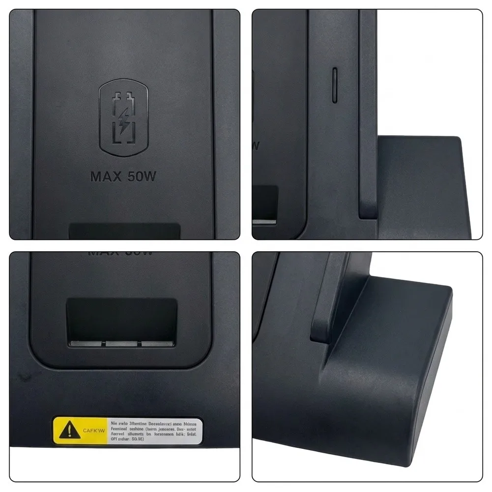 For Golf 7 MK7 2013-2018 Compatible 50W Car Charger Supporting Wireless Charging and Standard Automotive Socket