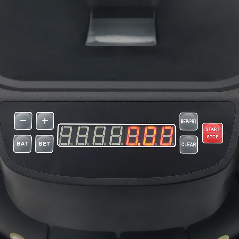 EXUAN 315/345 Coins/Min USD Coin Sorter Counter Professional Electric Automatic Coin Counting Classification Machine LED Display