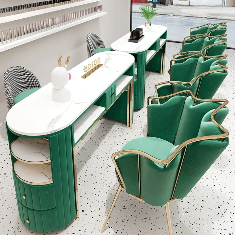 

Professional Manicure Nail Table Salon Furniture Beauty Salon Equipment Chair Rest Tavolo Manicure Mesa De Manicure Profissional