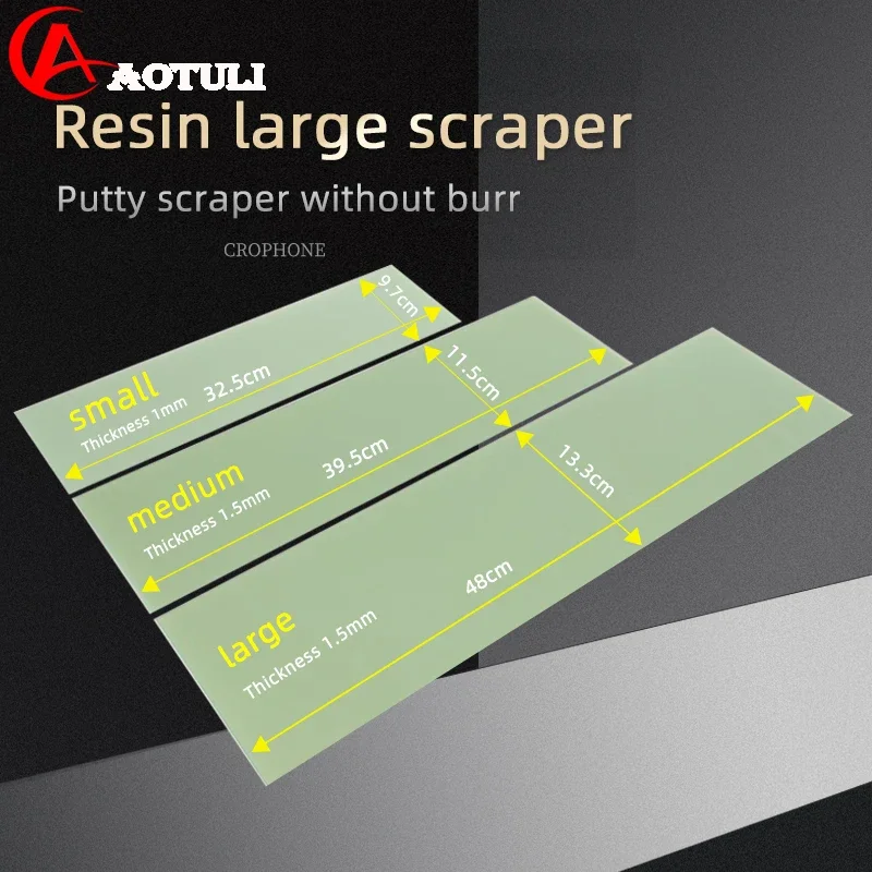 

Putty Large Scraper Green Resin Scraper Spray Paint Worker Scraping Atomic Ash Scraper Tools
