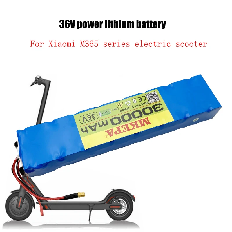 

36V Lithium power Battery pack, 30ah,10s3p,BMS,for Xiaomi M365 Mijia 1S pro 180W-350W electrical machinery 18650 battery