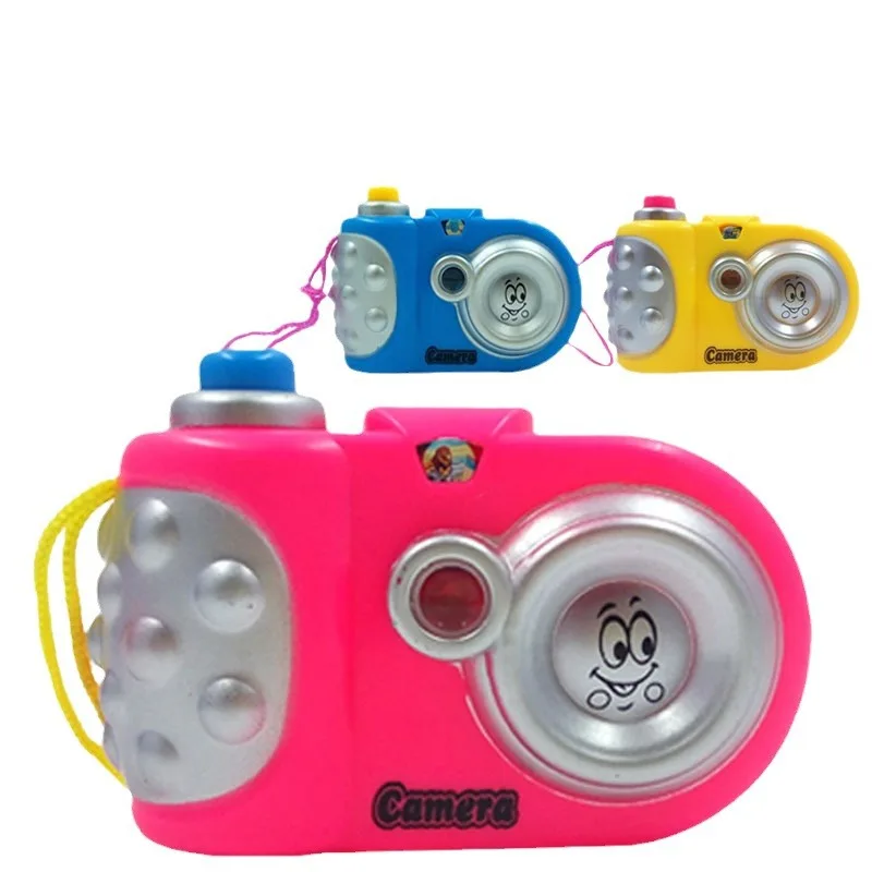 Children's puzzle projection camera toys, children's plastic toy projection cartoon simulation cameras, children's toy gifts