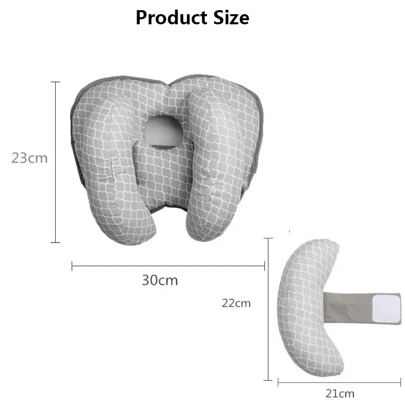 Almohada protectora de viaje para bebé, asiento de coche, soporte para cabeza y cuello, reposacabezas en forma de U, cojín para niño de 0 a 3 años