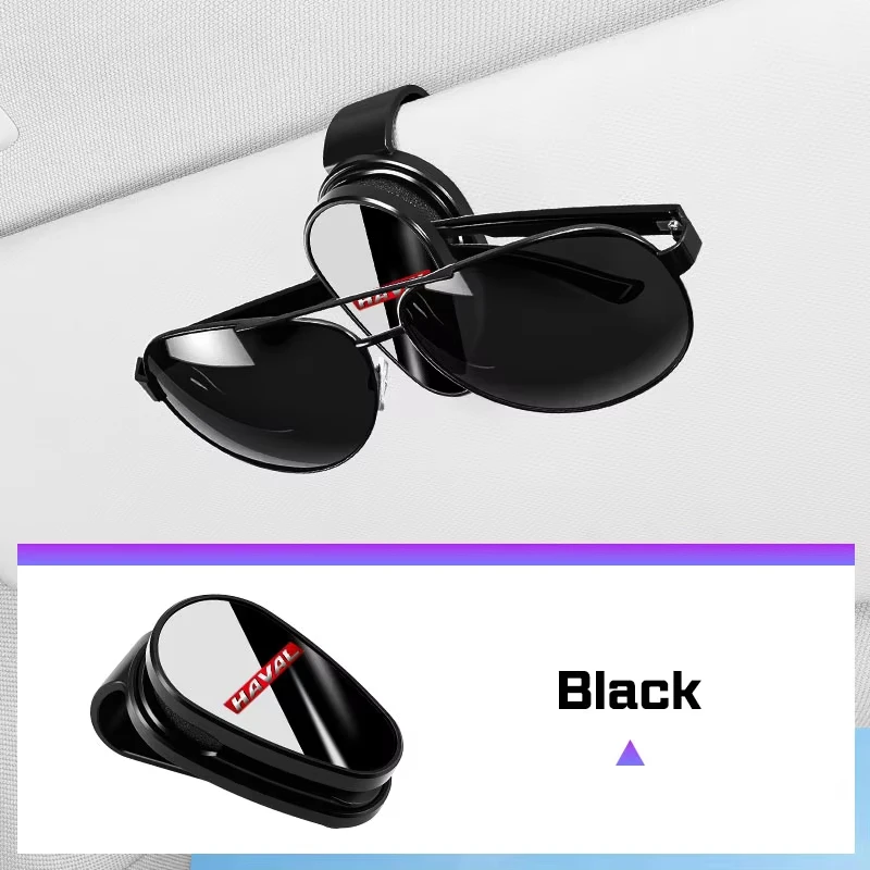 Car Sun Visor Sunglasses Holder Glasses Clip Durable Anti-Slip Card Clip for Haval Jolion H6 M6 Dargo Raptor F7 H7 H9