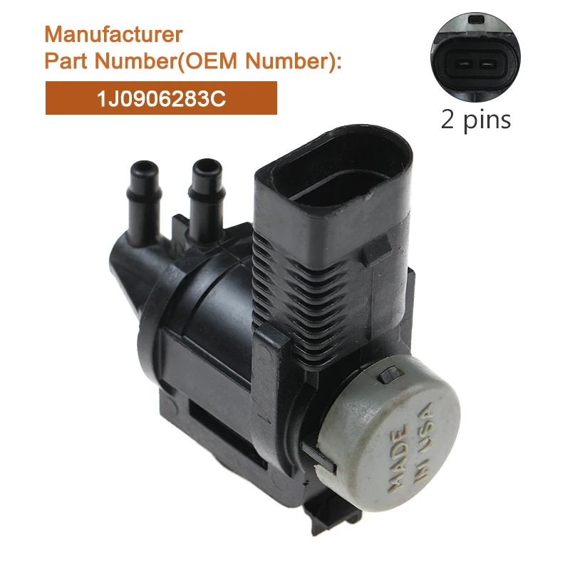 New Car 1J0906283C EGR Vacuum Solenoid Valve For Audi A3 A4 A6 for Volkswagen Passat Golf Jetta Beetle Tiguan Touareg