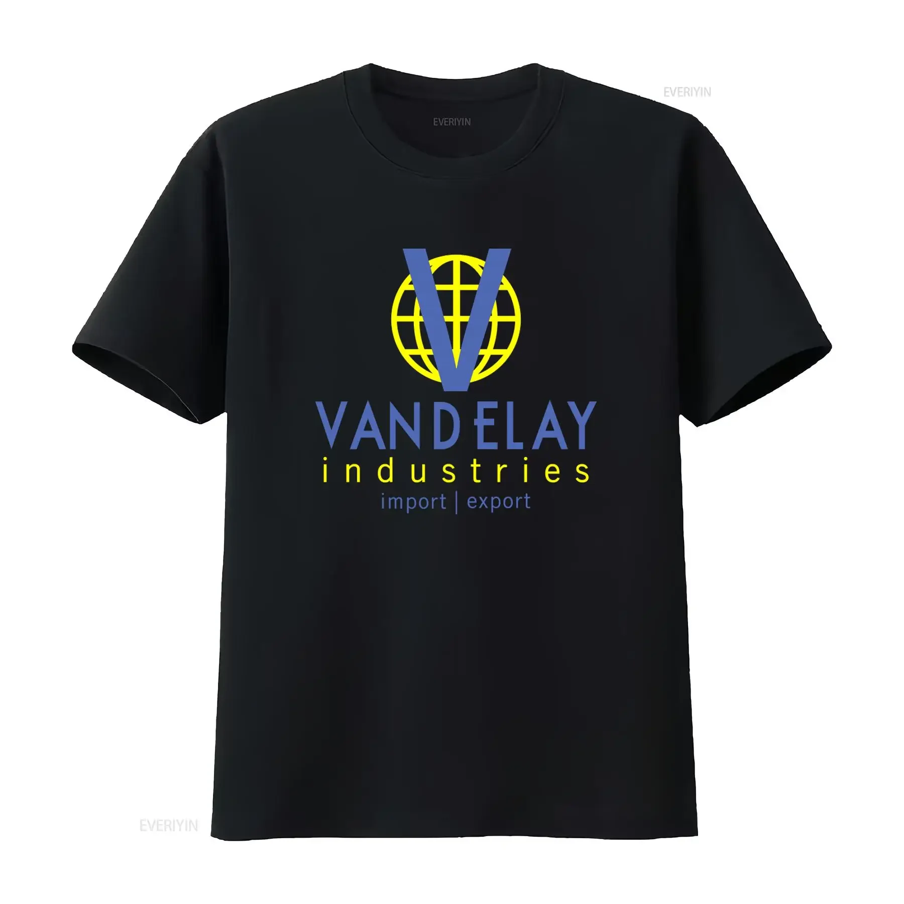 Vandelay Industries Import Export T Shirt Seinfeld George Costanza Cotton  vintage Washed homme Slightly streetwear Soft