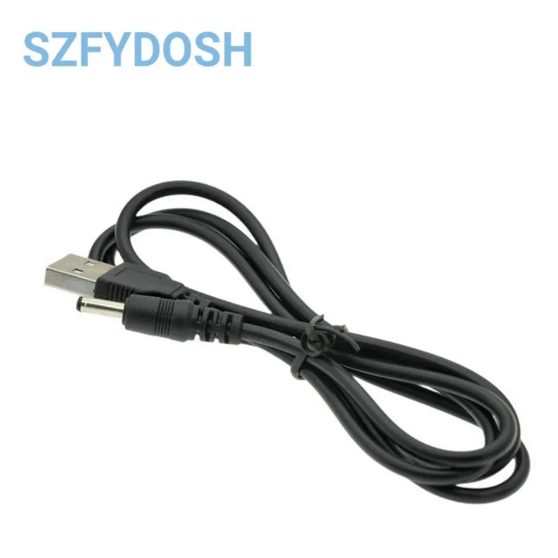 USB Male To 3.5x1.35mm  DC5.5*2.1mm Plug Barrel Jack 5V DC Power Supply Cord Adapter Charger Cable