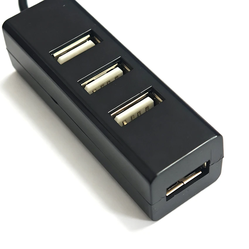 4 Port USB Splitter USB Hub USB Extender 1 to 4 USB2.0 Small 4-Port HUB 15CM 60CM Extension Line Transmission Line