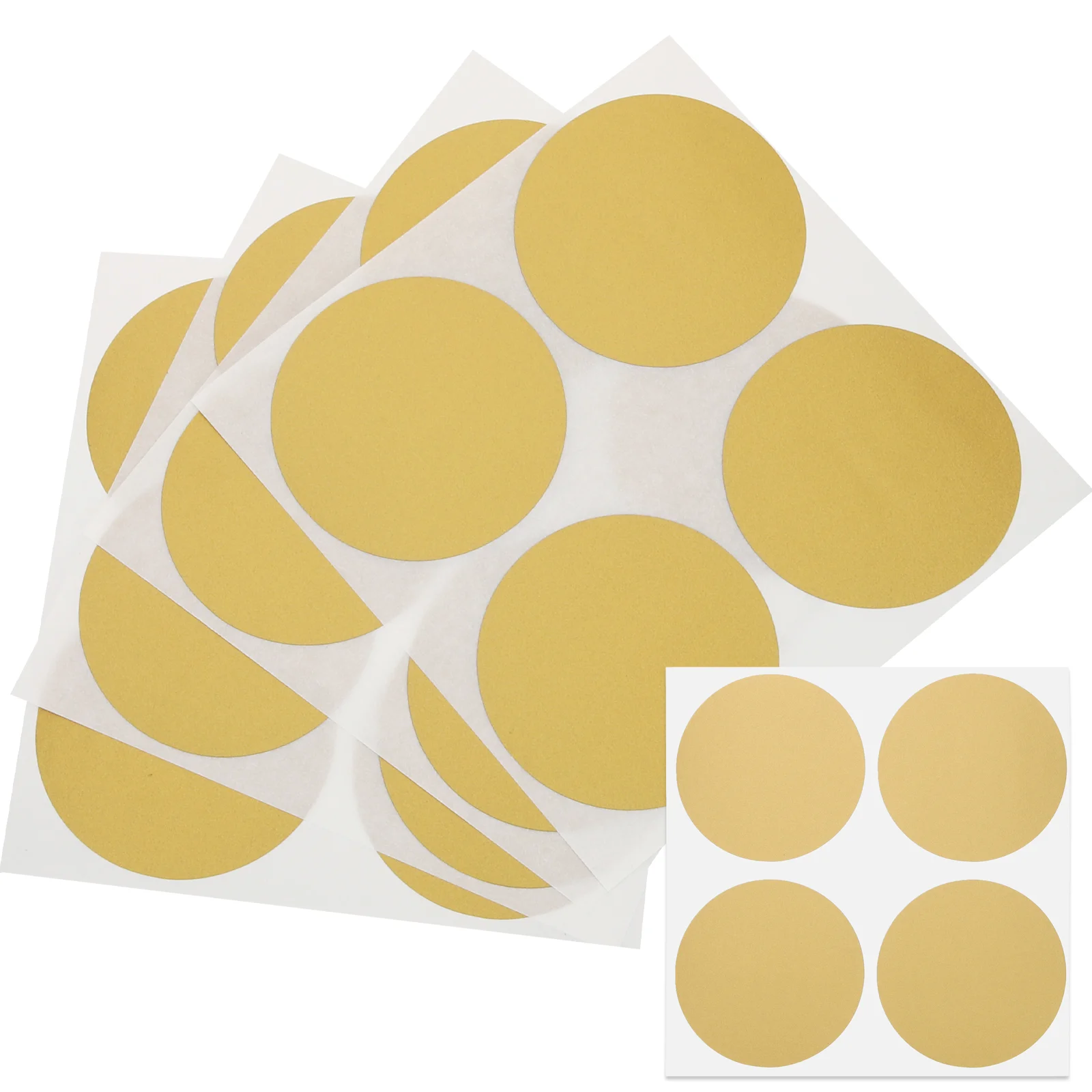 50 Pcs Golden Stickers DIY Scratch off Tickets Peel and Labels Paper Game Props Round