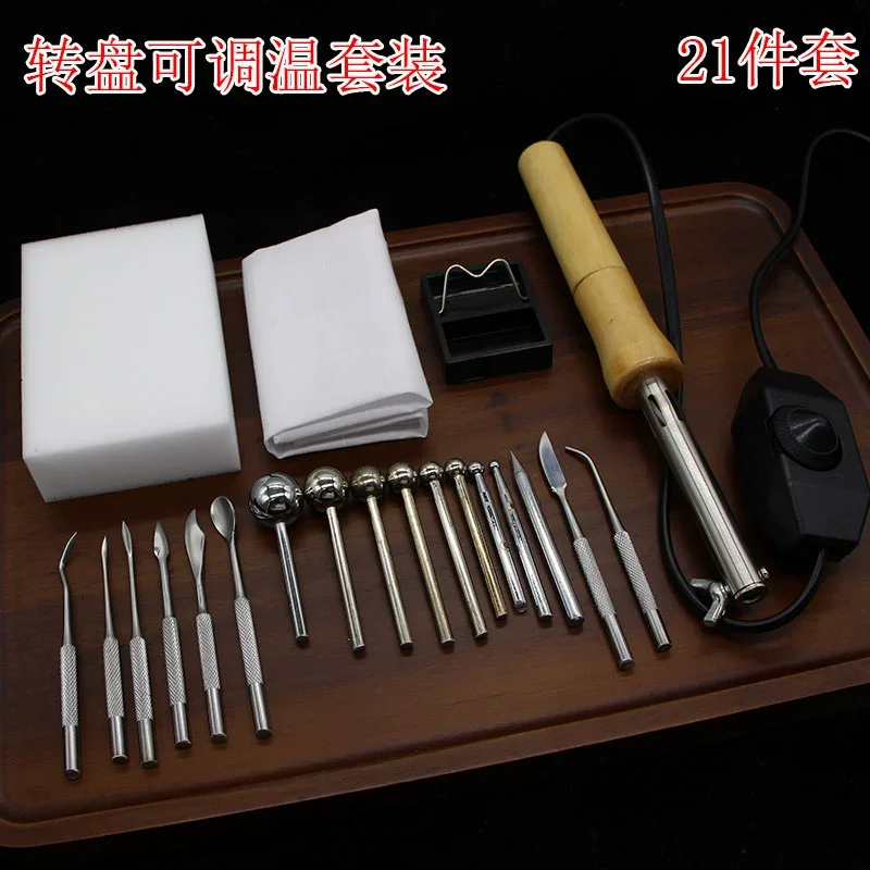 

Набор инструментов для глажки с регулируемой температурой, сделай сам, интеллектуальное культурное наследие, бархатный цветок, укладка