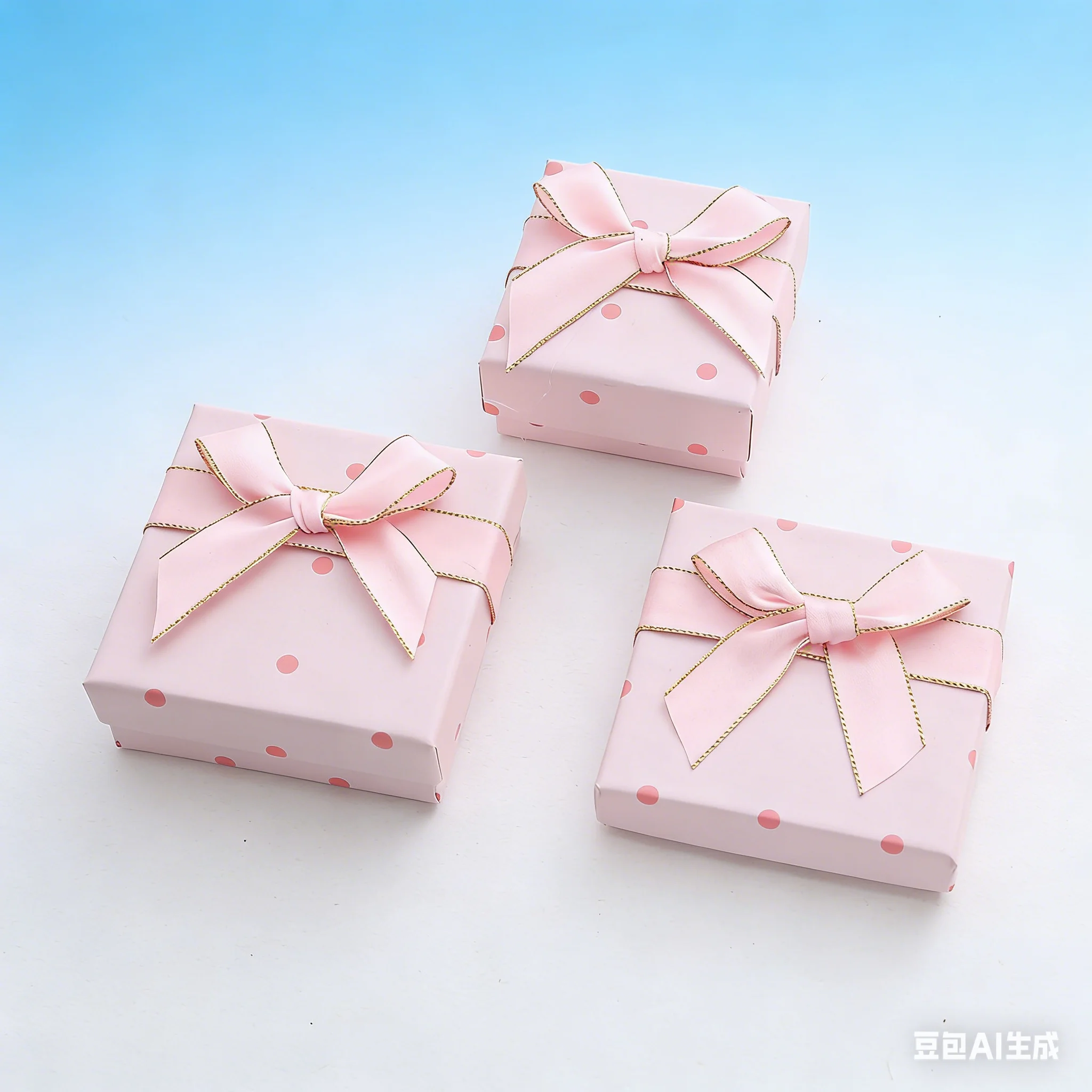 الوردي البولكا نقطة القوس صندوق مجوهرات الحلو هدية مربع قلادة أقراط سوار علبة التعبئة والتغليف صندوق مجوهرات متعدد الوظائف