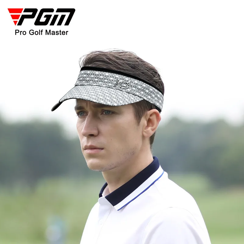 

PGM 2022 new products golf hat men's sunscreen sun hat without top hat breathable ball cap moisture wicking