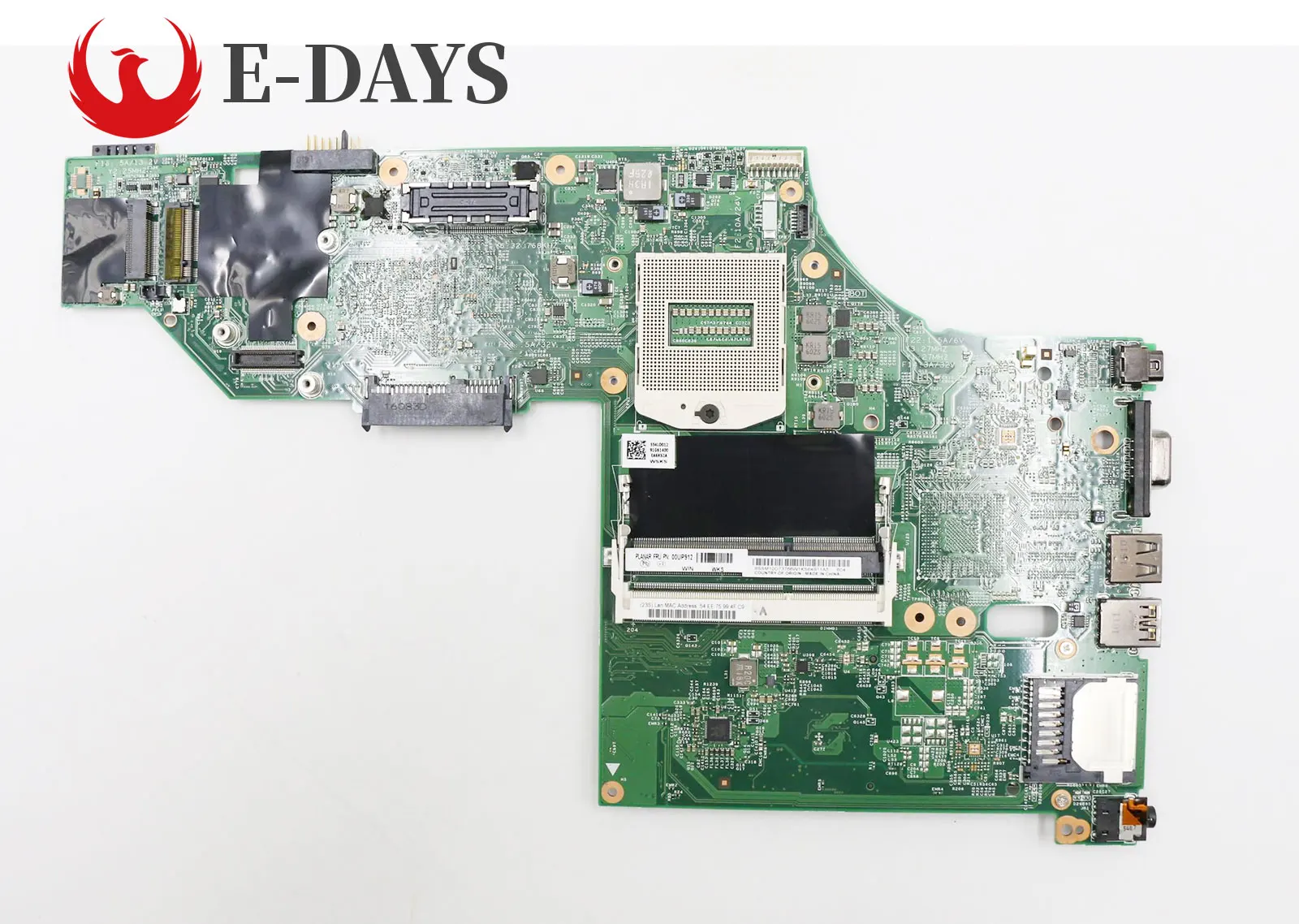 Placa-mãe do Portátil para o Thinkpad do Lenovo Lkm1 Swg2 mb 123082 48.4lo16.021 T540 T540p 156 Fru 04×5263 04×5263 00up912