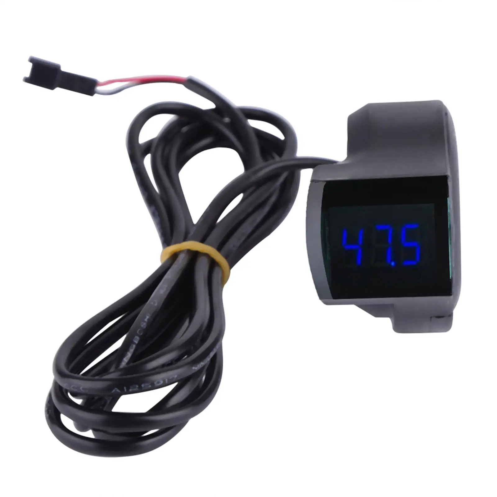 

Bicycle Throttle with Voltage Display for E-bike & Scooter - Handlebar Digital Voltmeter