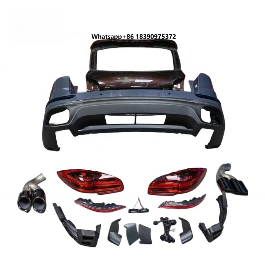 

Used Replacement Body Kit for Cayenne 2011-2017 & 2018 Includes Front/Rear Bumpers Grille Headlights