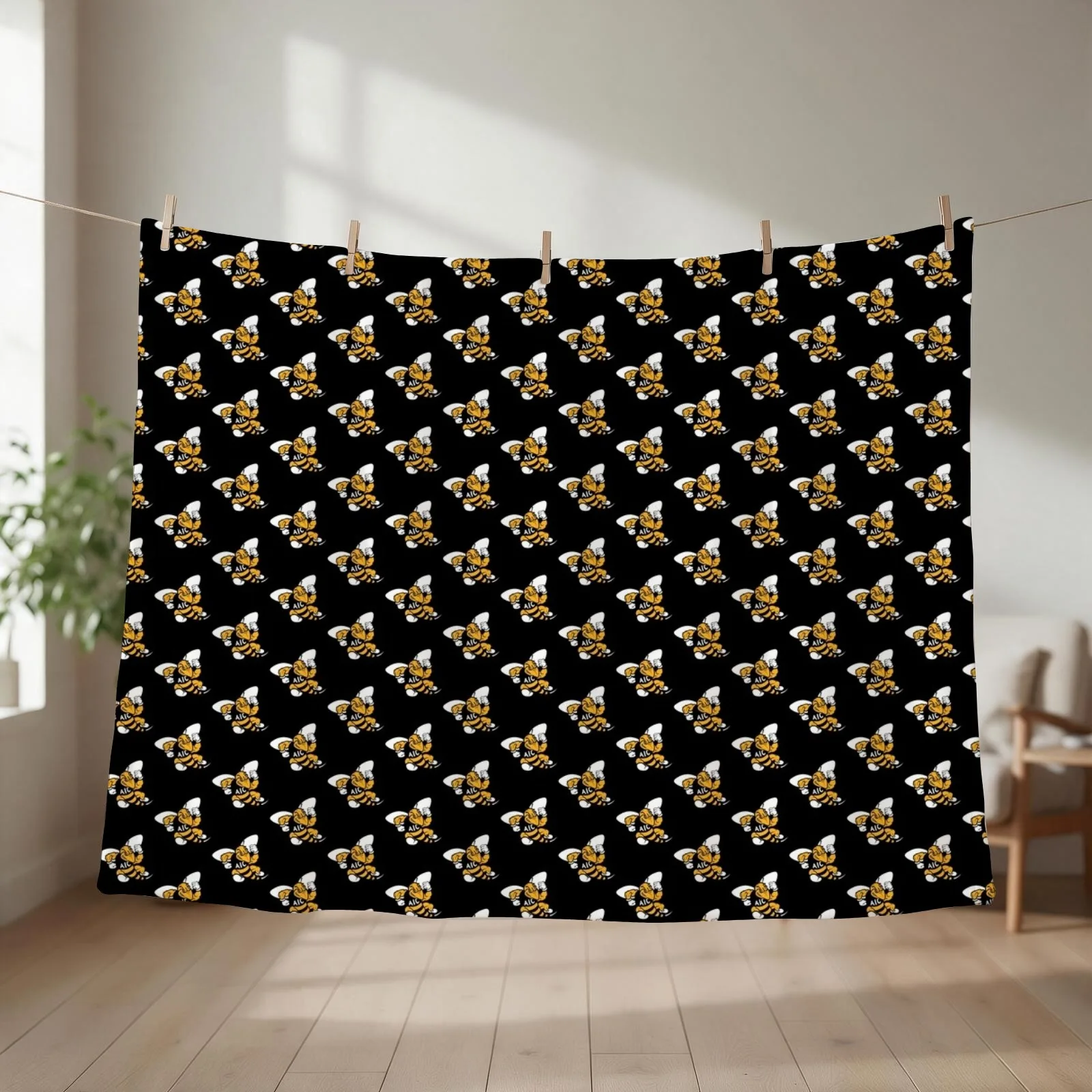 The Randolph Macon Iconic Throw Blanket Luxury Thicken Hairys Thin Picnic Blankets