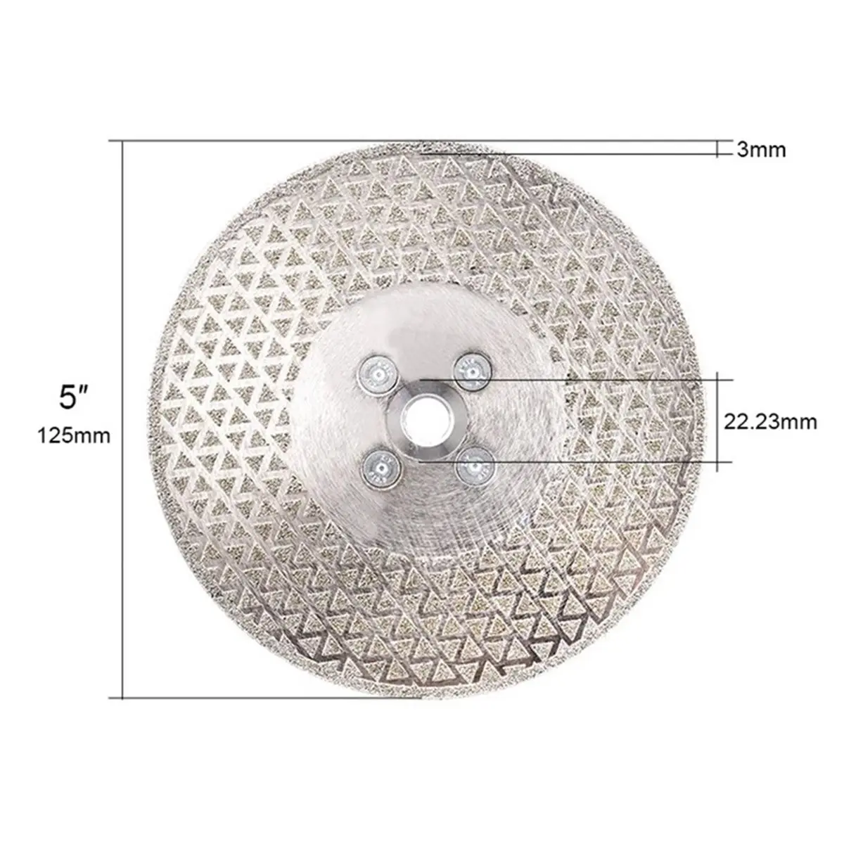 618 Mega Sale Diamond Saw Blade Both Sides 100/115/125 Electroplated for Marble Granite Ceramic Diamond Cutting Grinding Φ100