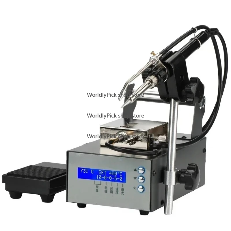 

Foot Pedal Digital Display Automatic Feeding Tin Lead-free Station Soldering Soldering Station
