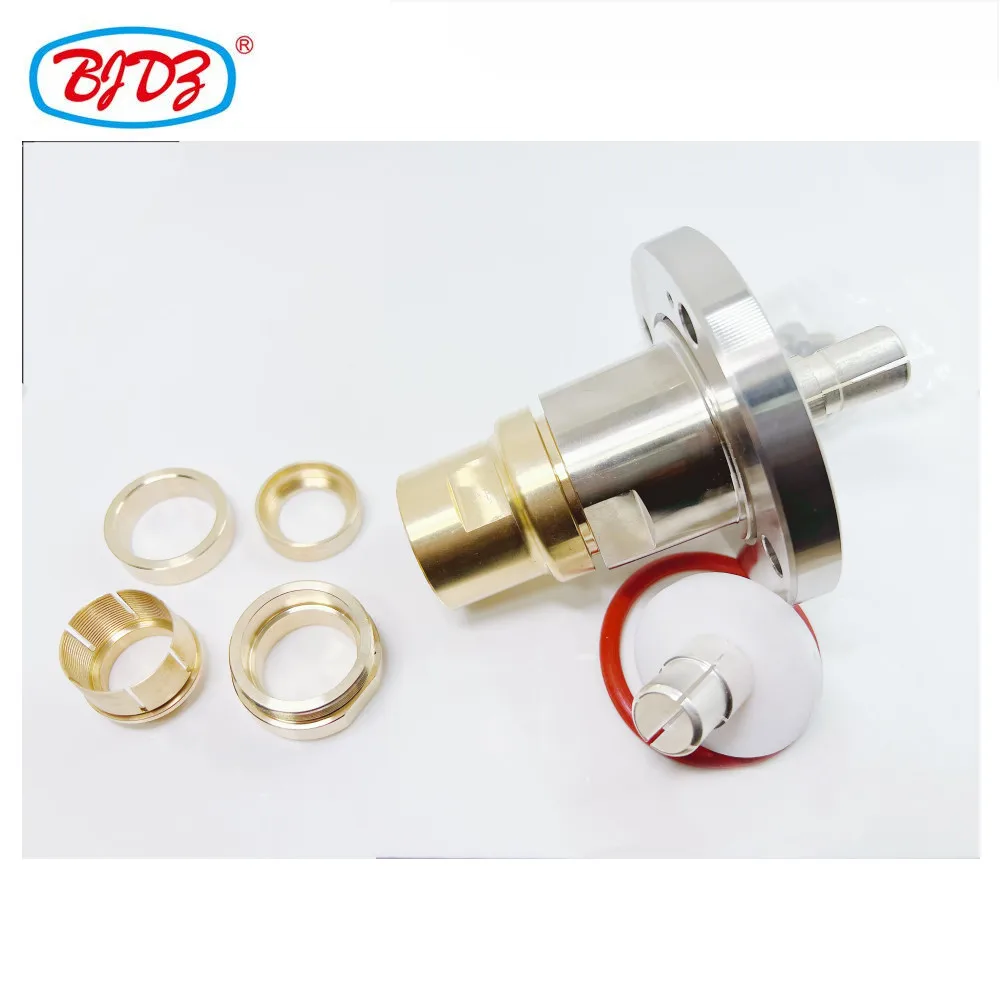 High quality EIA flange 1-5/8 straight brass waterproof for lmr900 cable rf coaxial connector