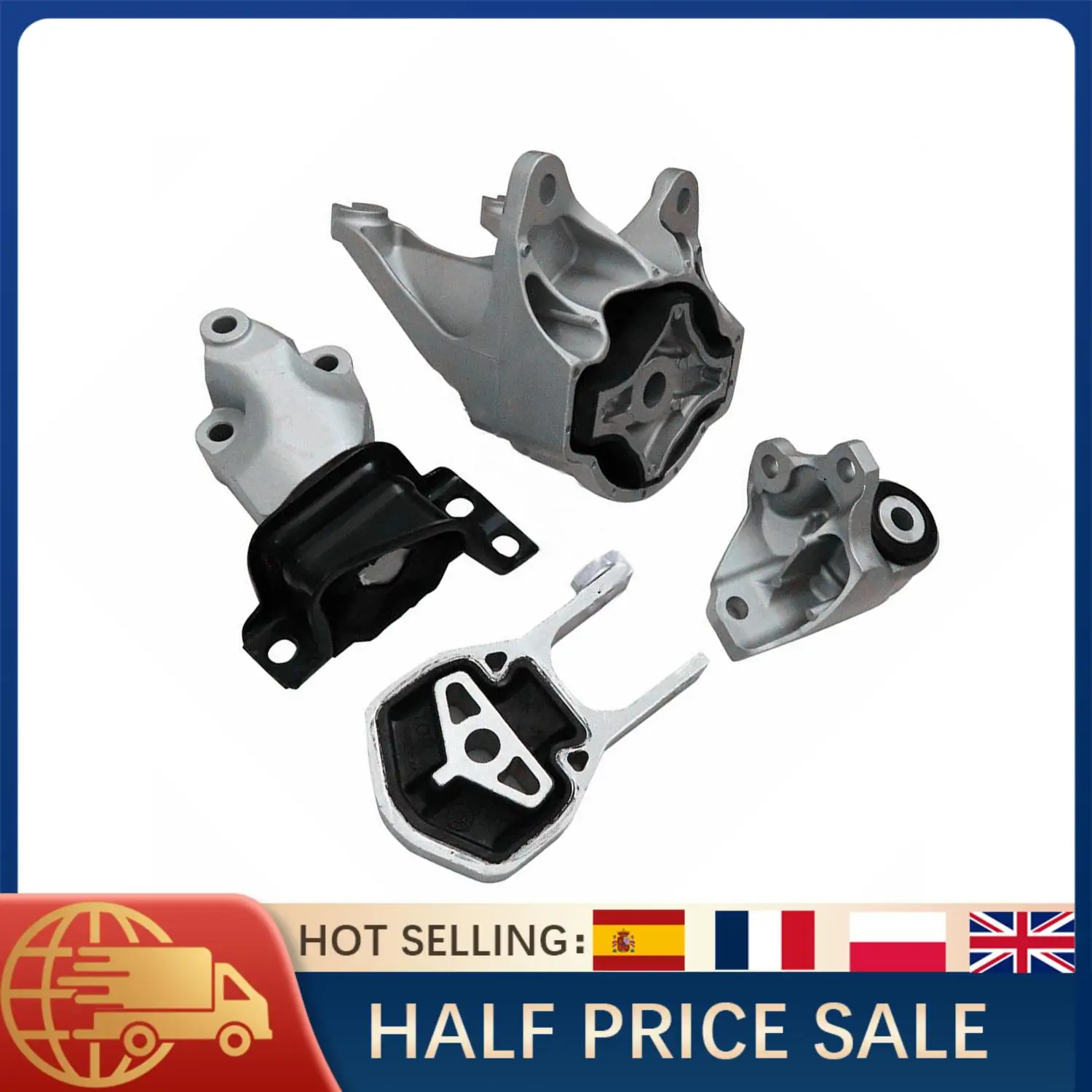 

Комплект крепления двигателя и коробки передач для Ram Promaster 1500/2500/3500 2014-2021 V6 3,6 л с механической и автоматической коробкой передач